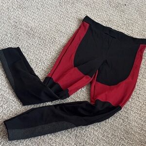 Express Black and Red Women's Leggings